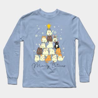 Merry Catmas Long Sleeve T-Shirt